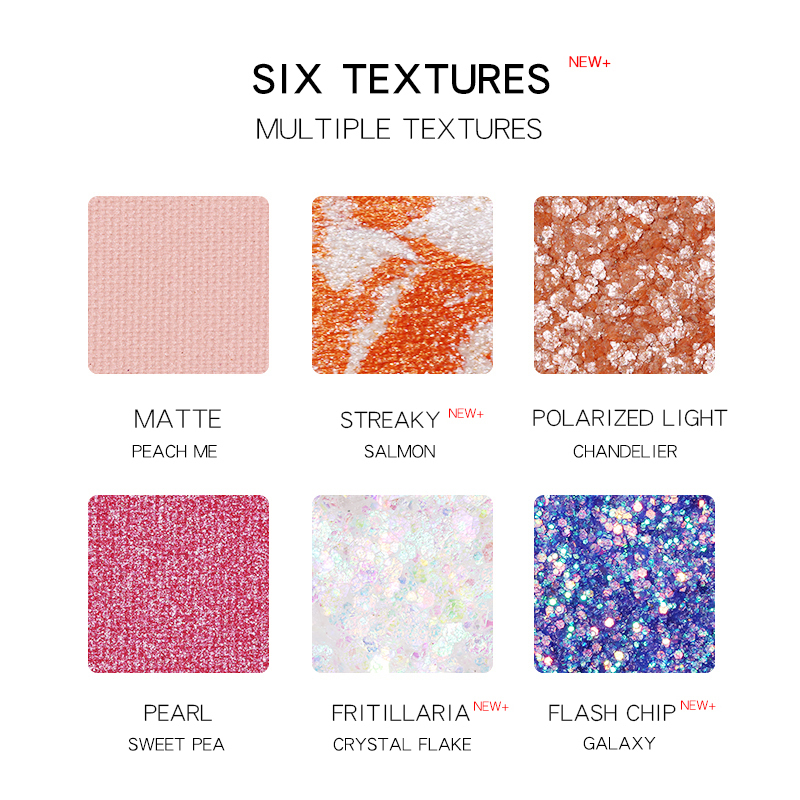 Waterproof Glitter Makeup Palletes Eyeshadow Palette Pigmented Eye Shadow