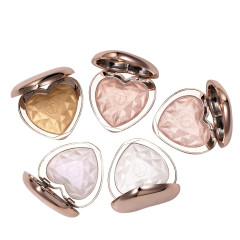 Powder High Pigmented 5 Colors Shimmer 3D Diamond Privel label Highlighter Makeup