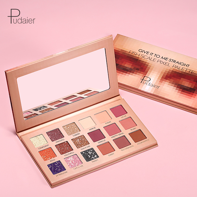 Custom long lasting 18 Colors Eye Shadow Pallette Chromatic Cosmetic Eyeshadow