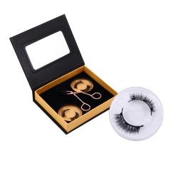 Custom eyelash Set customized boxes Eyelash curler Vegan glue free magnetic eyelashes