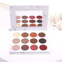 12 shade  Eyeshadow Palette Ultra-Blendable Matte Shimmer High Pigmented Long Lasting cheap eyeshadow makeup palette