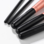 Premium Synthetic Foundation Powder Eye Shadows Rose Gold Private Label Makeup Brush Set