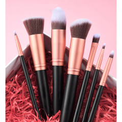 Personalized Synthetic Fibre 14Pcs Custom Luxury Makeup Brush Set