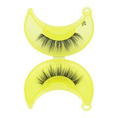 Wholesale Moon Design Black Cotton 25Mm Full Strip Lashes 5D Eyelashes
