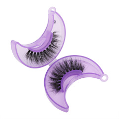 Wholesale Moon Design Black Cotton 25Mm Full Strip Lashes 5D Eyelashes