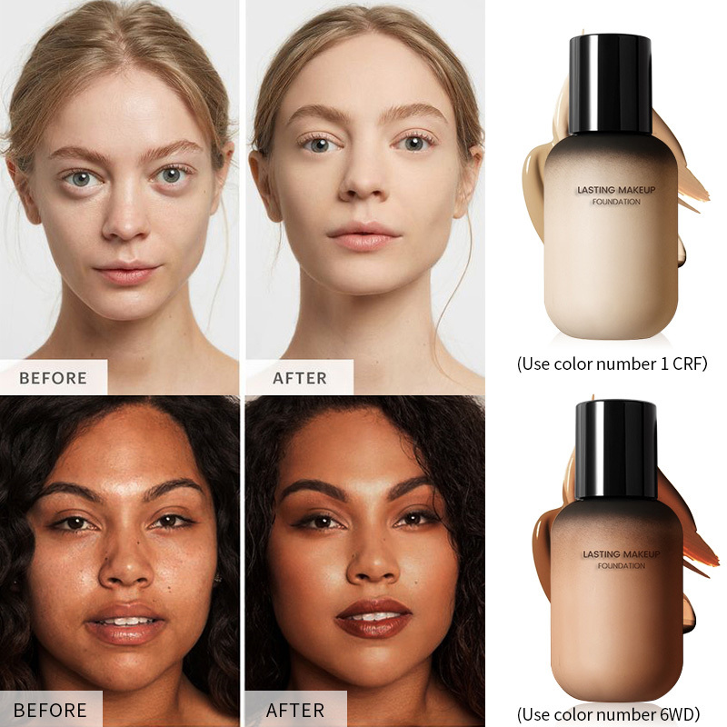 Professional Design liquid foundation For Black Skin