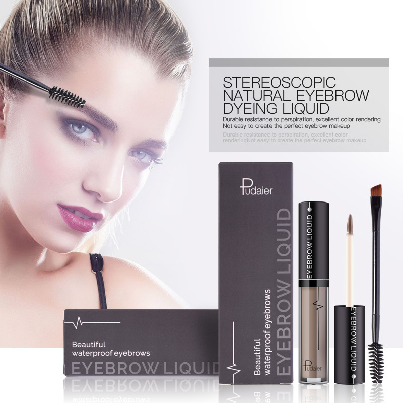 Custom Private Label Makeup Eyebrow Pencil Tattoo Gel Waterproof Liquid Eyebrow Mascara