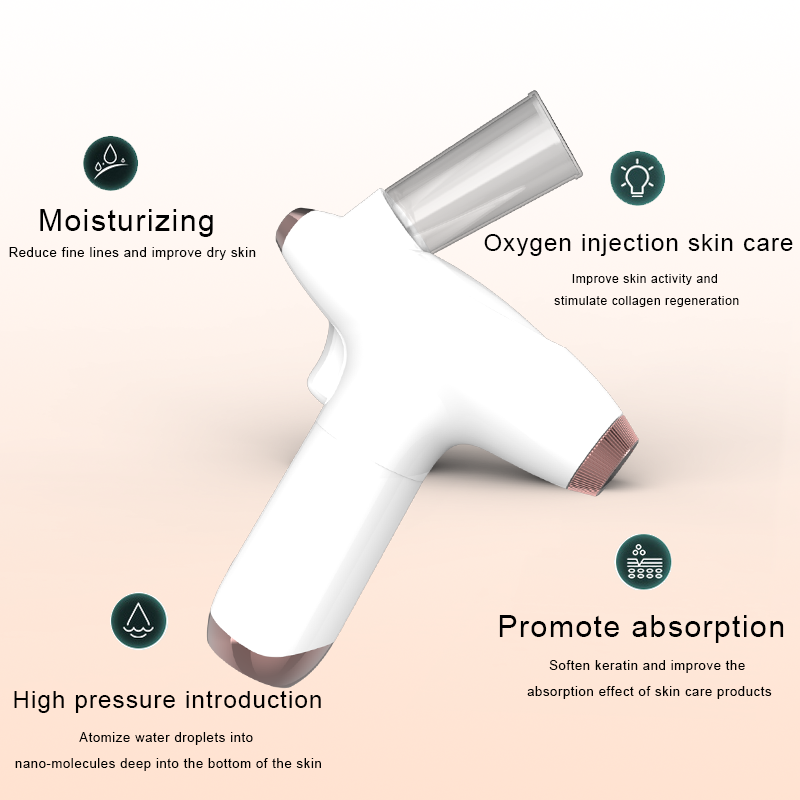 New Portable Mini Spray Gun Design High Pressure Handheld Oxygen Injection Instrument