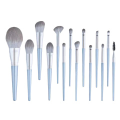 Professional Silver Custom Makeup Brushes Low Moq