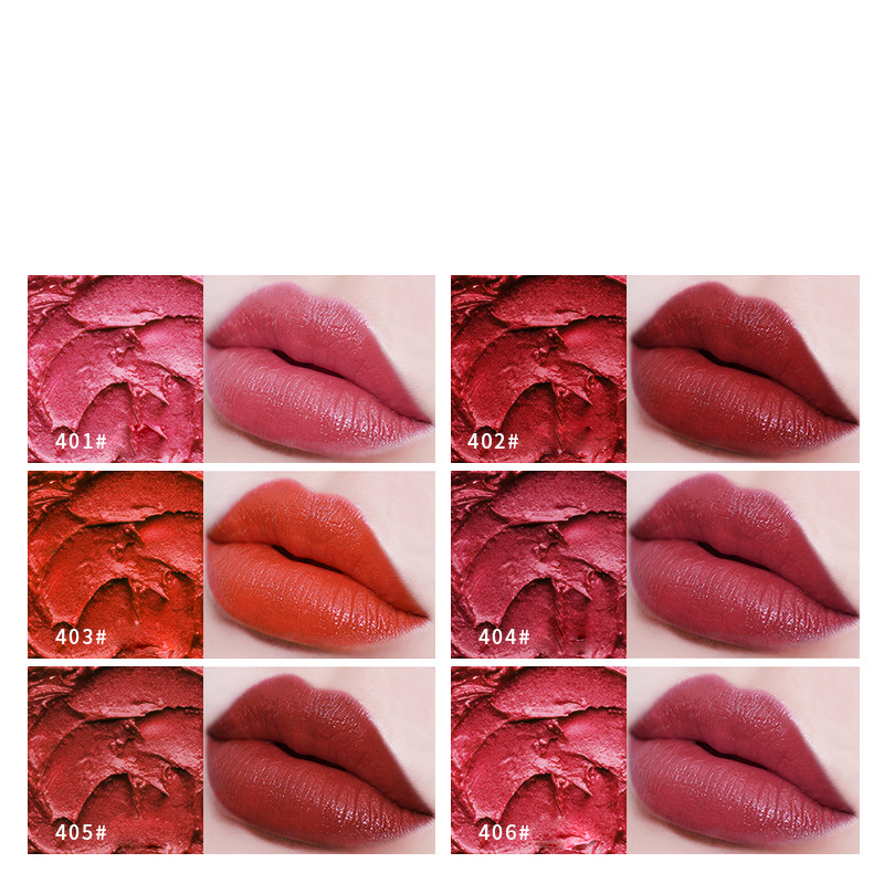 Custom 6 Color Private Label Matte Cosmetics Waterproof Lipstick