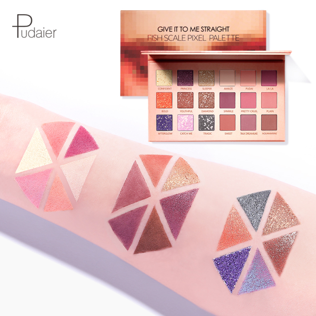 Low Moq Waterproof Chromatic Makeup Private Label Eyeshadow Palette
