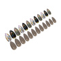 Wholesale False Nails 24 Pcs Long Stiletto Shape Design False Nails With Glue Stickers Full Cover Press On Nails