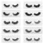 Custom Wholesale Black Cotton Band Natural Mink Eyelashes