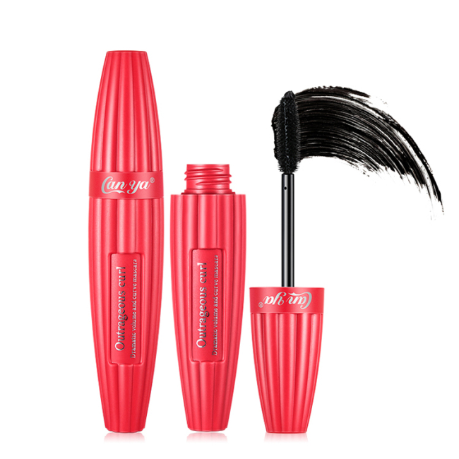 Custom Private Label 4D Fiber Waterproof Lengthening Long Lasting Black Mascara