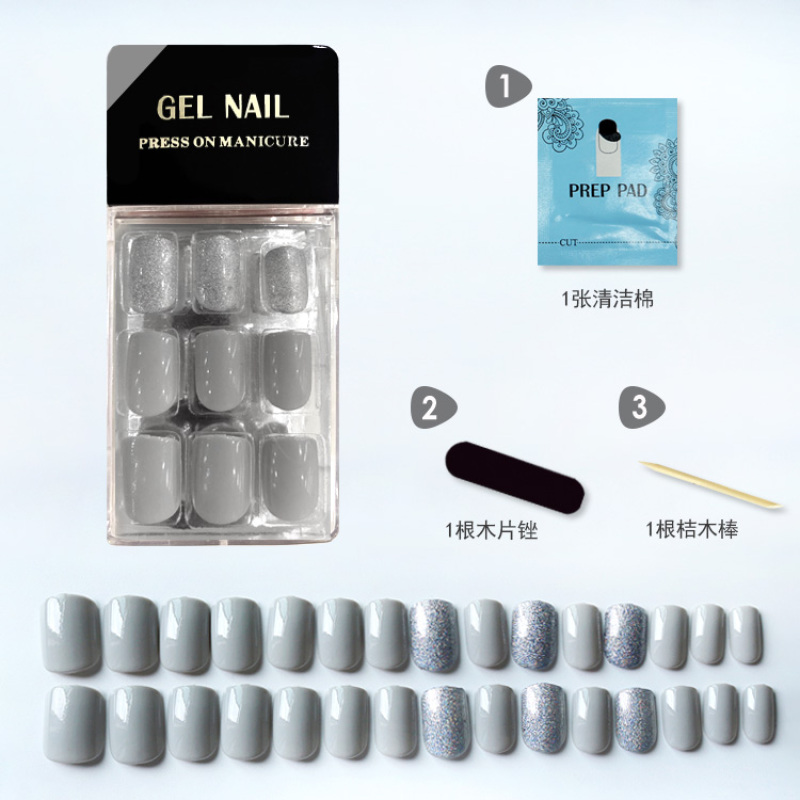Wholesale Full Cover Artificial Fingernails  Private Label Press On Acrylic Nails
