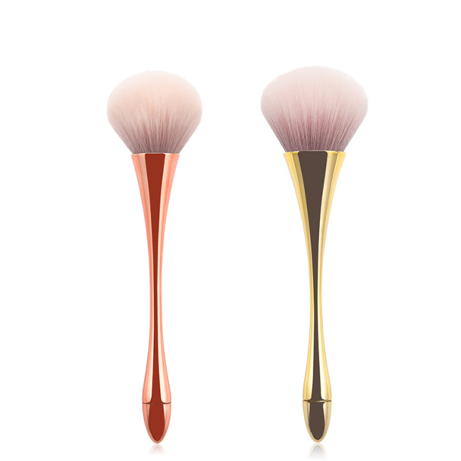 2021High Quality Face Brush Single Luxury bling foundation Brush custom pink make up brush