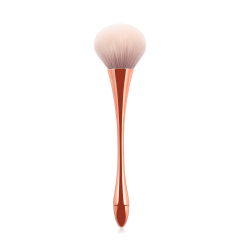 2021High Quality Face Brush Single Luxury bling foundation Brush custom pink make up brush