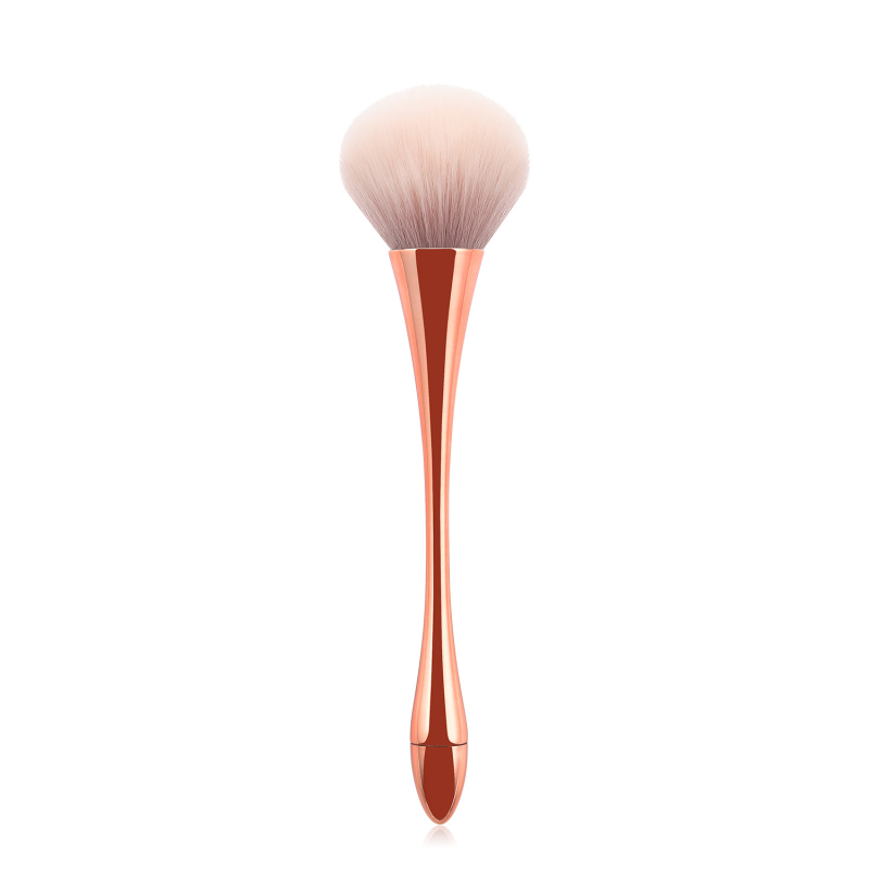 2021High Quality Face Brush Single Luxury bling foundation Brush custom pink make up brush