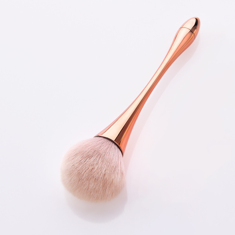 2021High Quality Face Brush Single Luxury bling foundation Brush custom pink make up brush