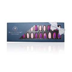 Salon Supplies Private Label Press On Nails Tips False Nails With Glue Artificial Nail