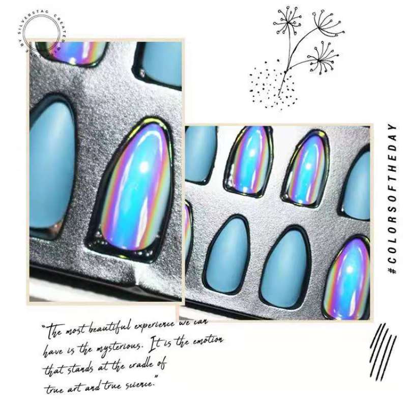 Salon Supplies Private Label Press On Nails Tips False Nails With Glue Artificial Nail