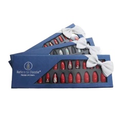 Salon Supplies Private Label Press On Nails Tips False Nails With Glue Artificial Nail