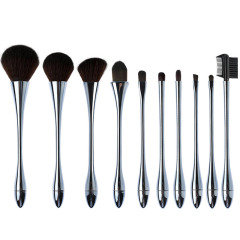 Wholesale Custom Vegan 10 Pcs Makeup Brush Set