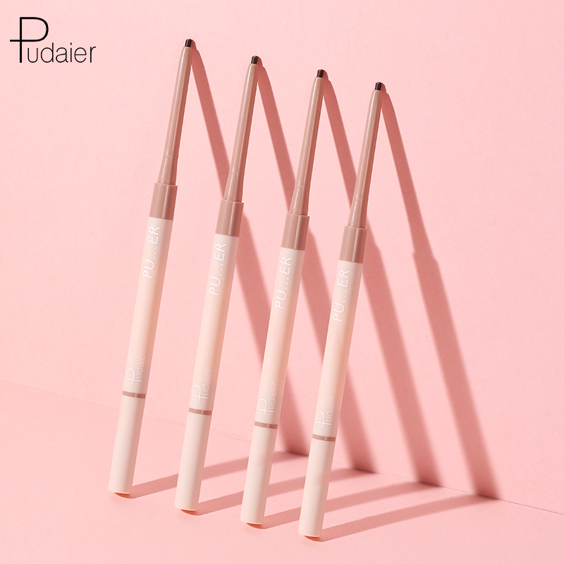 10 Colors 2 In 1 Custom Label Double Head Eyebrow Brush Makeup Brow Pen Waterproof Eyebrow