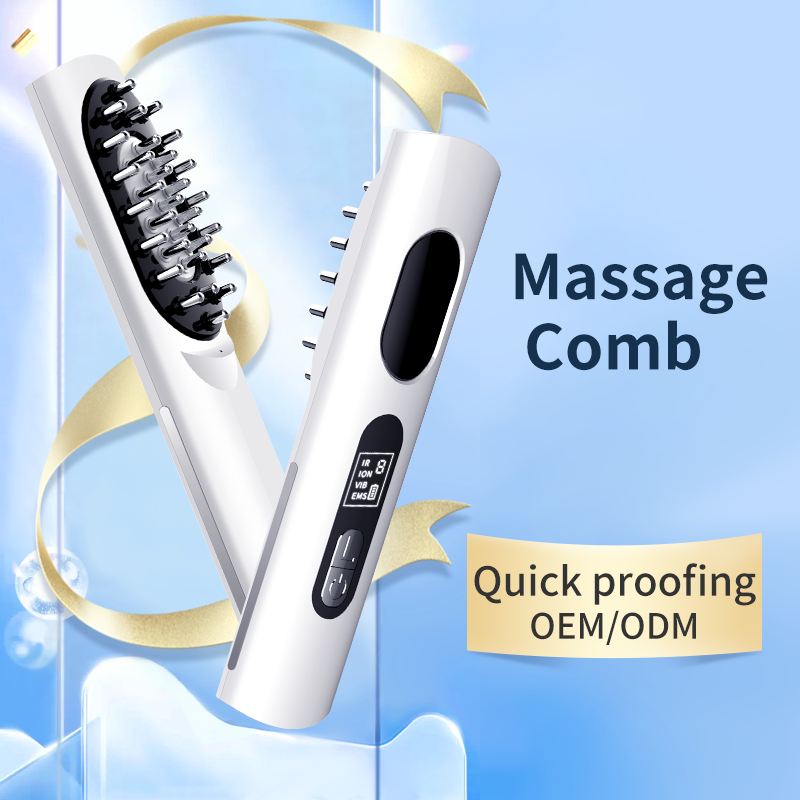 Customizable 5V/1A Hair Electric Massage Comb