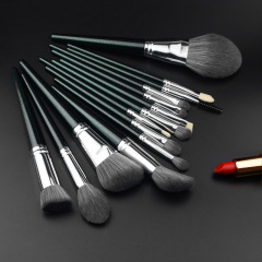 Professional Custom Cheap Eye Black Makeup Brush Set Private Label