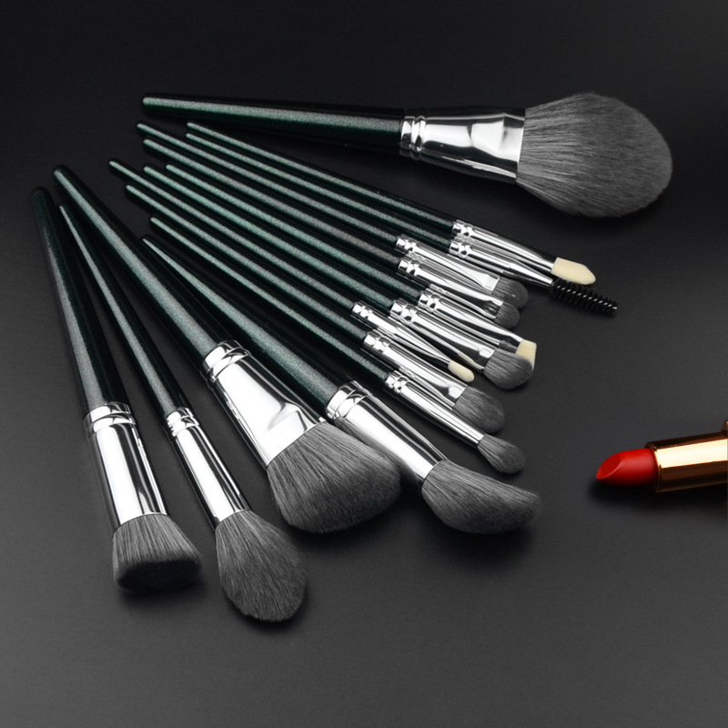 Professional Custom Cheap Eye Black Makeup Brush Set Private Label