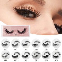 Private Label Full Strip Lashes3D Mink Eyelashes Vendor,Lashes Wholesale Glue Eyelashes