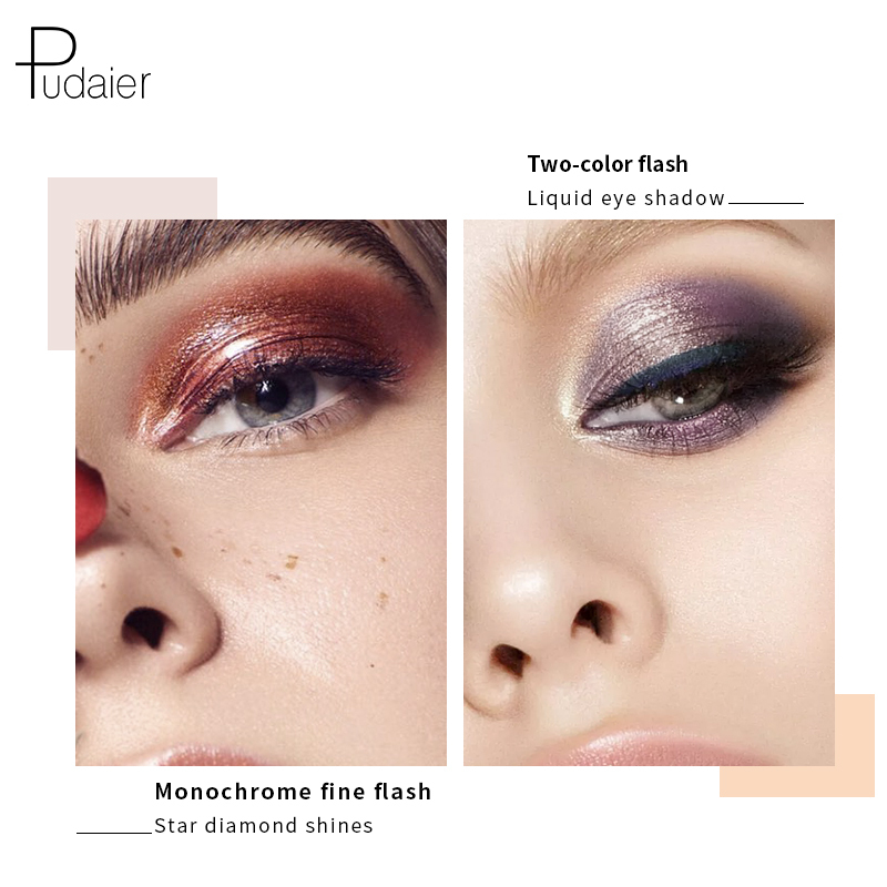 12 Colors Custom Makeup Liquid Glitter Eyeshadow