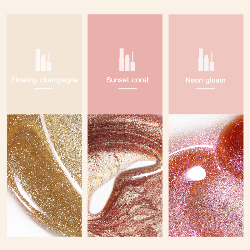 12 Colors Custom Makeup Liquid Glitter Eyeshadow