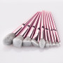 wholesale custom synthetic hair luxury 10 pcs Rose Gold Cosmetic Professional makeup brushes set