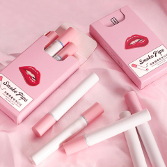 China Supplier Fashion Make up 4 Colors Lipstick Set Waterproof Matte Cigarette Lipstick