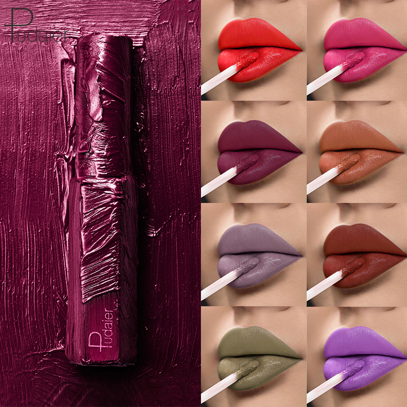 Multi Color Private Label 36 Colors Cosmetics Matte Long Lasting Lip Gloss