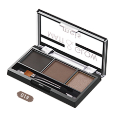 wholesale custom brow dip label 3 colors eyebrow palette cosmetic eyebrow powder