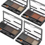 wholesale custom brow dip label 3 colors eyebrow palette cosmetic eyebrow powder