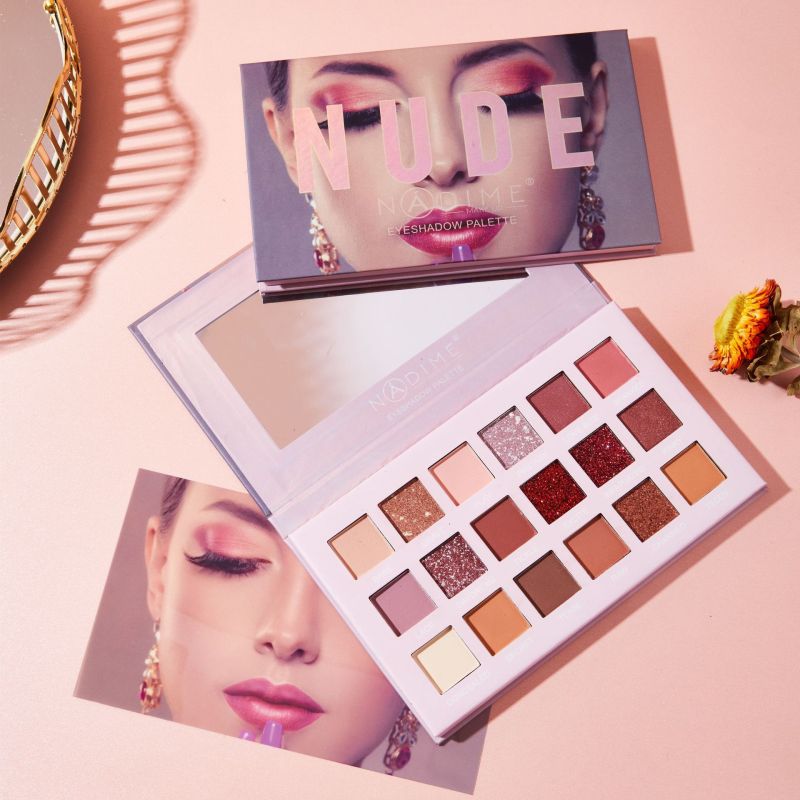Waterproof  Makeup High Pigment Eyeshadow Pallet Wholesale Glitter Eyeshadow