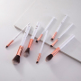Custom Professional Make Up Tool 8 Pcs Gold Marble Makeup Brush Set