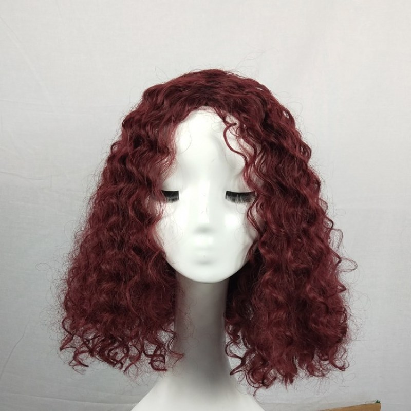 Matte High Temperature Wire Loose Deep Water Wave Highlight Wig