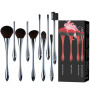 Custom Logo Personalized Brush Handle Material Plastic Unique Makeup Brush Set