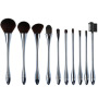 Custom Logo Personalized Brush Handle Material Plastic Unique Makeup Brush Set