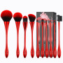 Custom Logo Personalized Brush Handle Material Plastic Unique Makeup Brush Set