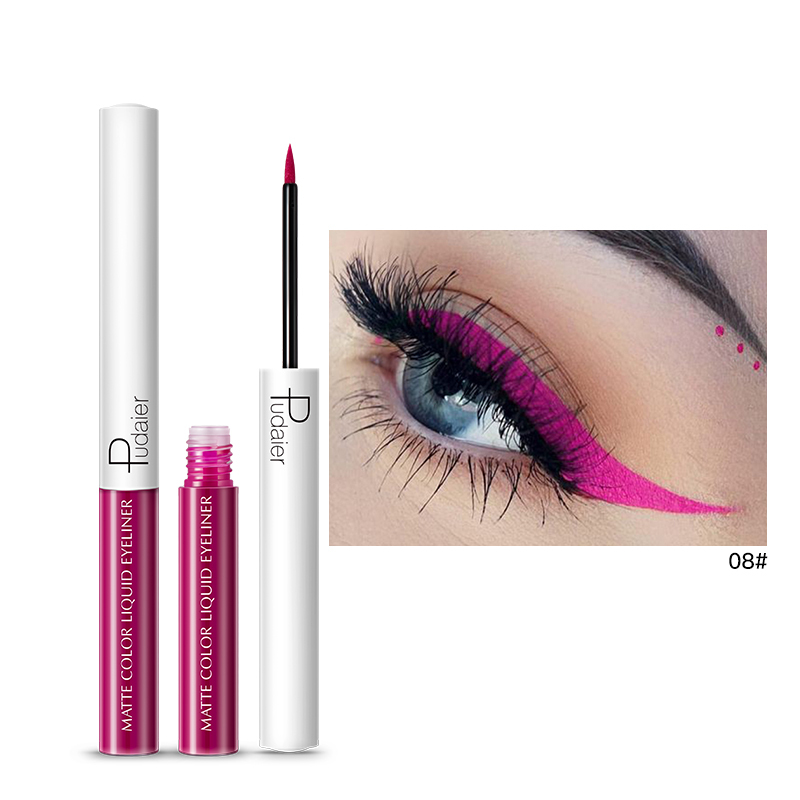 15 colors High Quality Waterproof  Color Eyeliner Private Label Liquid Eyeliner
