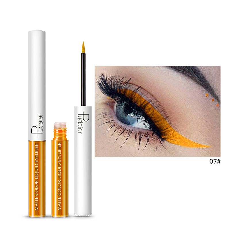 15 colors High Quality Waterproof  Color Eyeliner Private Label Liquid Eyeliner