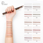 Wooden Waterproof Durable Plain Dark Brown Peelable Eyebrow Pencil