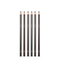 Wooden Waterproof Durable Plain Dark Brown Peelable Eyebrow Pencil