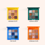 9 shade Nude Gold Eyeshadow Palette Ultra-Blendable High Pigmented eyeshadow palette